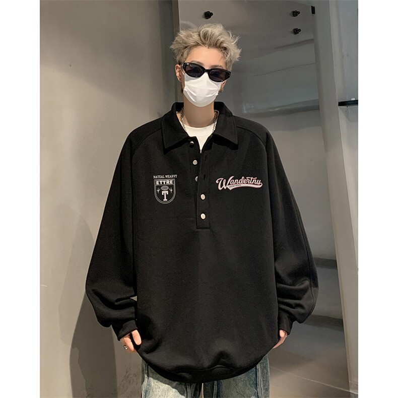 韩版男女同款秋装vibe半开衫卫衣新款潮流运动外套HY649TP50图片