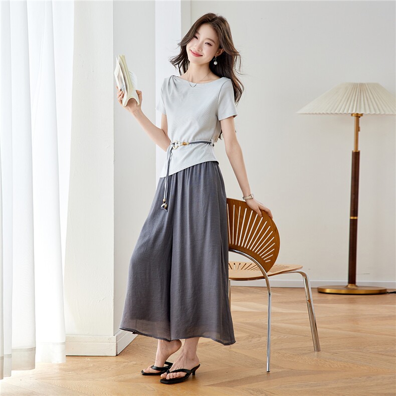 现货！2027年夏装新款两件套套装女,女装套装/套裙,慕咨