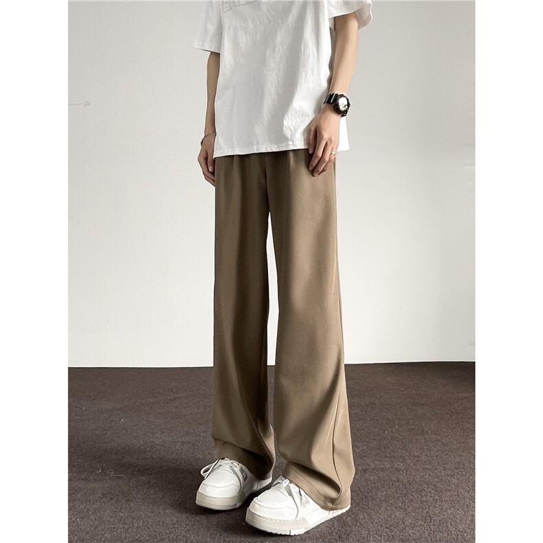 垂感高密面料个性腰头西裤休闲裤-AX00581-特批30-聚酯纤维，男装西裤，电商A061