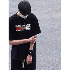 可设48小时发货支持抖音得物来样二开230克重磅美式短袖t恤MT379，男装T恤，电商A486