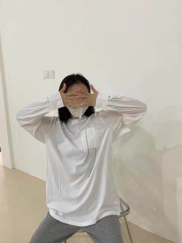 设计师款衬衣袖拼接Ｔ，其它，one to one for you