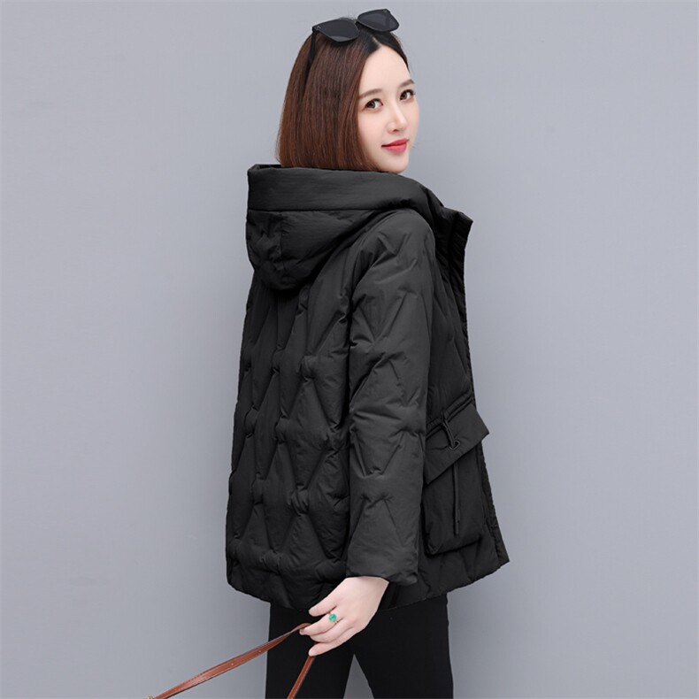 2023年秋冬季时尚休闲大口袋羽绒服,女装羽绒服,依恋蒂丝