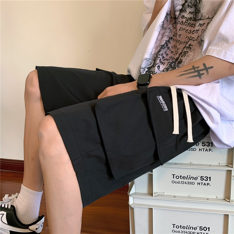 深度库存男多口袋工装短裤速干裤五分裤宽松直筒休闲裤K28-特批25,男装休闲裤,电商A099