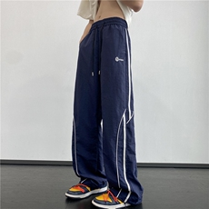 抖音品质夏季新款潮流运动冰丝宽松休闲裤B315-K24220-特p35控68，男装休闲裤，电商B315