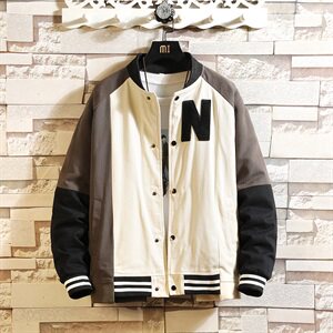 709-MY09-P95 20冬款 冬季保暖加厚复古拼接工装夹克棉服男图片