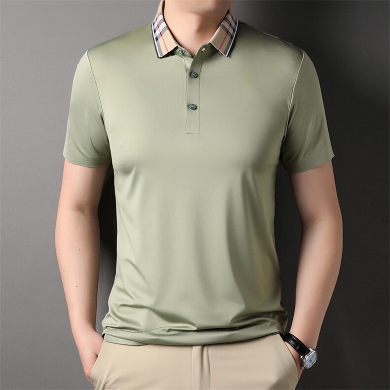 男士短袖T恤翻领夏季短袖Polo衫商务休闲男体恤衫LBP23265-P58,男装Polo衫,星座1105-3