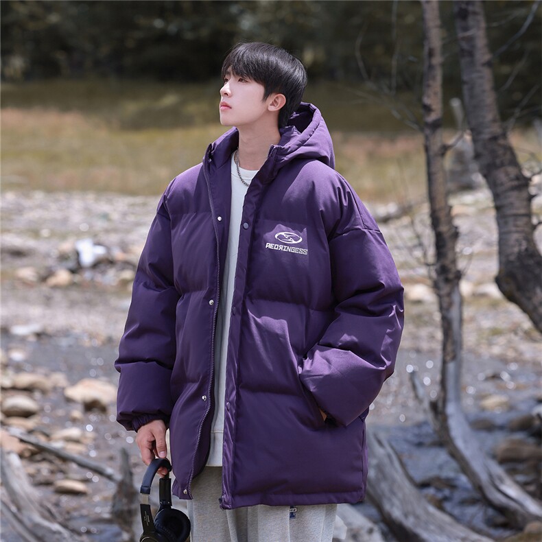 2025冬季新简约印花保暖男棉服外套M2104/P108控139-聚酯纤维,男装棉衣,电商A148