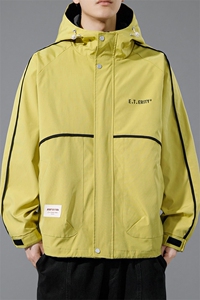 L-8XL  大码胖男生休闲户外连帽工装外套 128图片