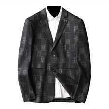 挂拍男士羊毛西装外套加厚休闲西装西服男上衣C676，男装西服，电商D225