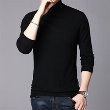 2023冬季新款男士高领打底衫男装纯色毛线衫内衫衣服上衣P80,男装针织衫/毛衣,钱塘6003（原4033）