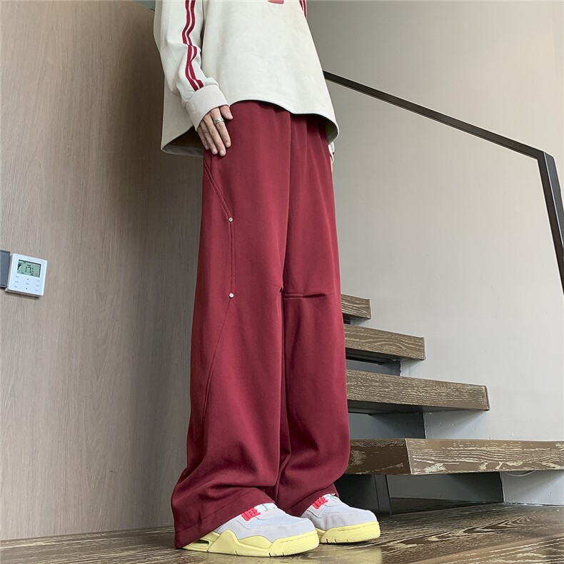 已出货2025年秋季新款宽松休闲卫裤男D329-QM758-P55-控88,男装休闲裤,电商D329