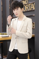 秋季新款韩版修身商务休闲小西服男工作服正装男新郎礼服X05-P70，男装西服，星座1206（原A206）
