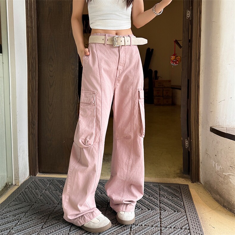 重磅美式高街复古水洗工装潮牌伞兵长裤A436-6222B-P701118,男装休闲裤,电商A436