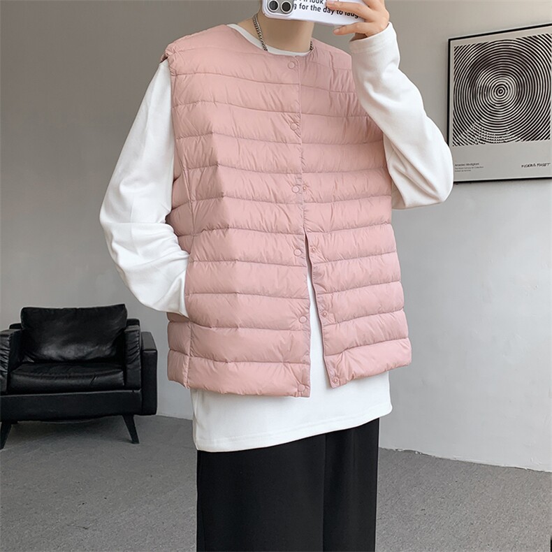 8XL-M轻薄羽绒服马甲男背心内胆90白鸭绒马夹外套YRFC07P98控138,男装背心/马甲,电商D206-1