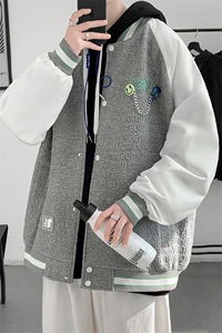 2023秋上新潮流棒球服男女中性风韩版时尚刺绣夹克外套 8013-P95图片