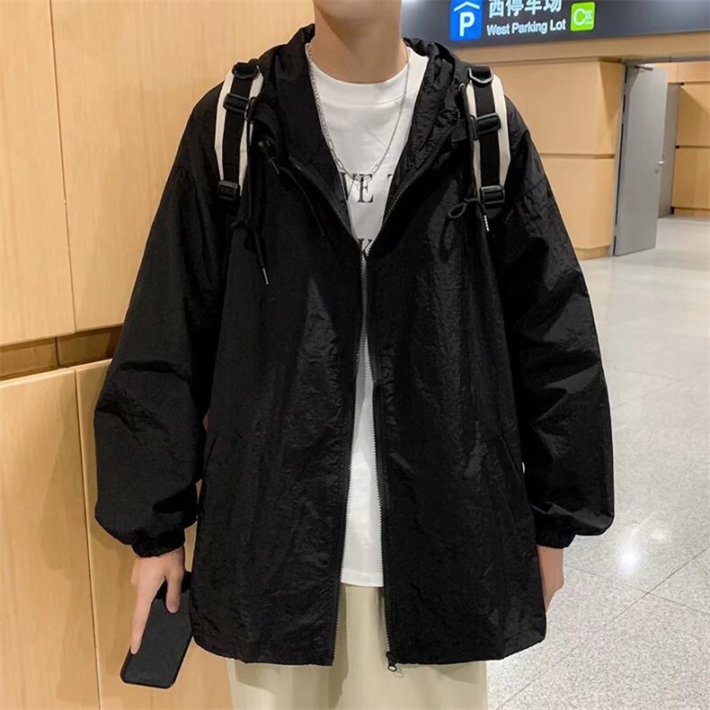 潮流男春季休闲时尚外套防晒衣W0026P30,男装夹克,星座1116-2
