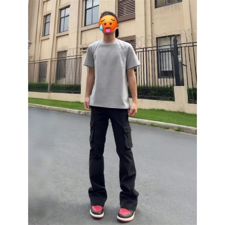1014-1-KZ6008-P45美式高街迷彩牛仔裤男款夏季,男装牛仔裤,星座1014-1