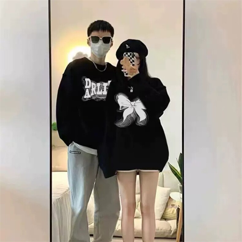 中性圆领长袖卫衣B318B-BB13-P45，女装卫衣/绒衫，电商B318B