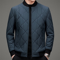 冬季新款厚款立领棉衣男士简约保暖休闲棉服外套MSNA22M902-P235，男装棉衣，电商B212（原钱塘6029）
