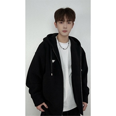 JY764-P54现货双面绒连帽卫衣男，男装卫衣，星座1501-3