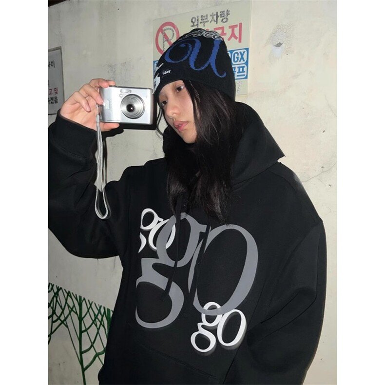 C321-P55基础款男女情侣字母印花连帽卫衣,男装卫衣,星座617A-2