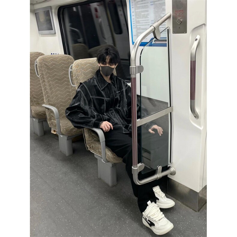 【有货】cleanfit皮衣外套男春秋高级感痞帅飞行员夹克W190CC-P92,男装夹克,星座1007（原301D）