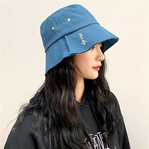 红渔夫帽女春夏日系防晒遮阳太阳帽子男盆帽素颜潮图片