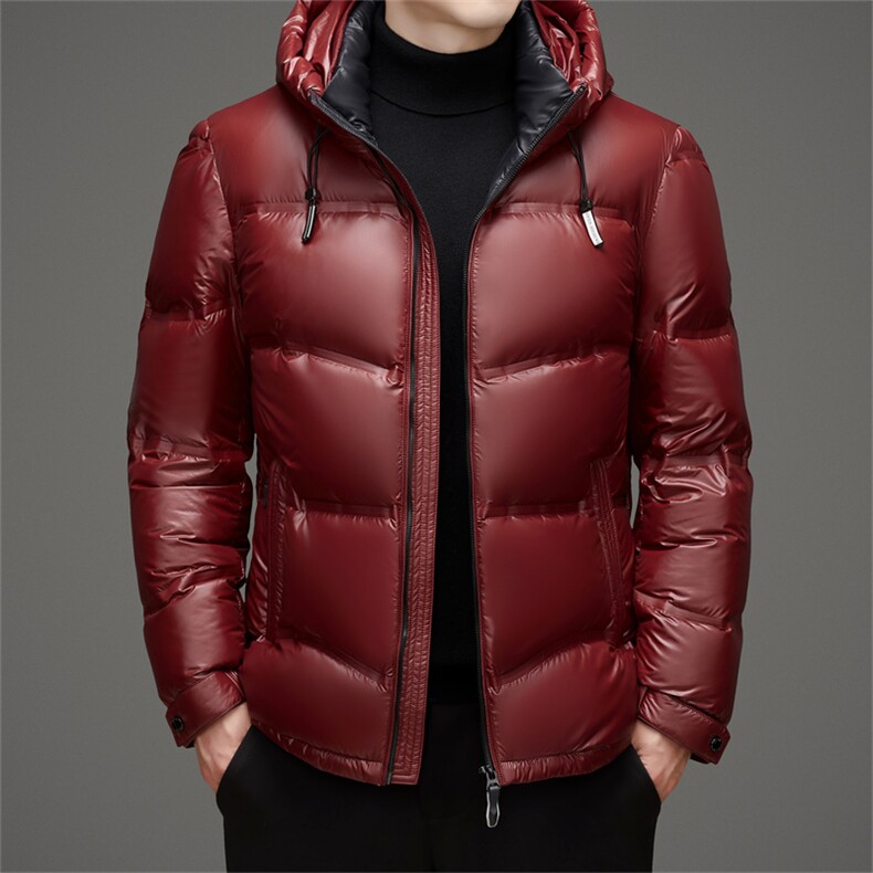 2025新款新标90绒中青年加厚羽绒服外套男士冬款时尚羽绒服夹克,男装夹克,钱塘723