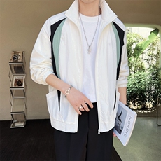 夏季店主小伙痞帅男薄款立领防晒衣户外夹克外套A236-5016-P85，男装防晒衣，电商A236