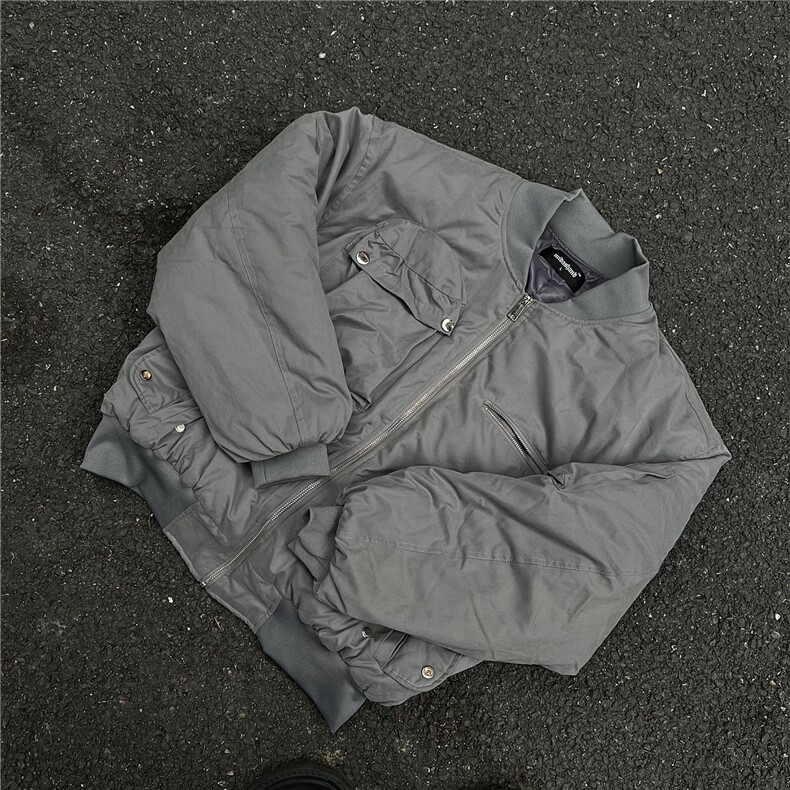 【有货】DM8057-P102美式飞行员夹克棉服男冬季廓形高级感棉衣潮,男装夹克,星座603-2