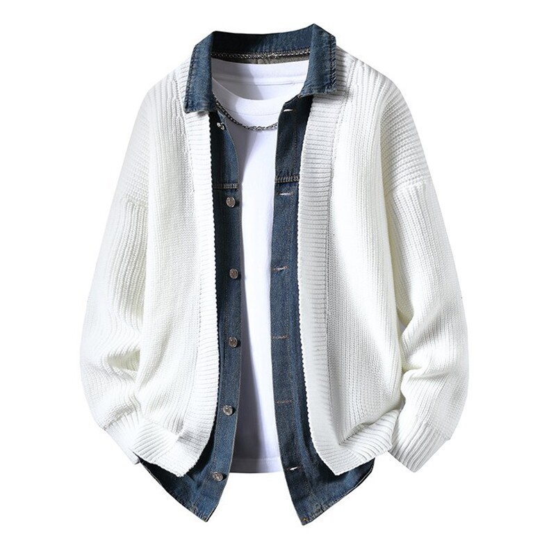 8627-P672025年秋冬新款休闲毛衣男士时尚长袖宽松针织衫上衣，男装针织衫/毛衣，电商A113