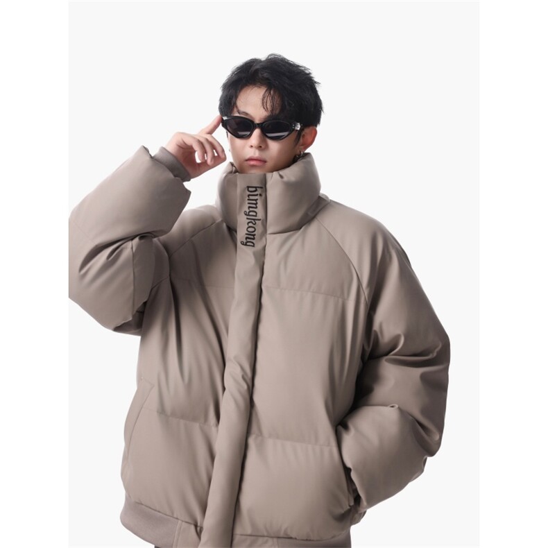 档口图 冬季立领加厚刺绣PU皮棉衣保暖棉服M530-特P85图片