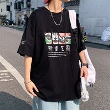 ！2021夏季新款纯棉男士风短袖T恤潮流半袖体恤T2152P28，男装T恤，电商B220