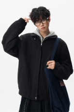 现货秋冬季加厚立领毛呢夹克男外套韩版呢子上衣812-F672-P118，男装夹克，星座812