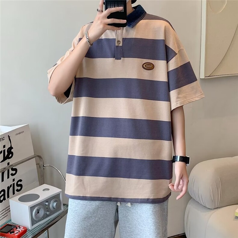 男夏秋季polo潮流时尚休闲短袖HT97P32,男装Polo衫,星座1116-2