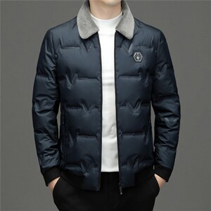 YT2205冬季男士白鸭绒羽绒服保暖外套修身潮流帅气P205,男装羽绒服,电商B360