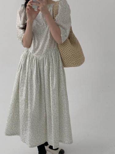 碎花连衣裙，女装连衣裙，Fueeh