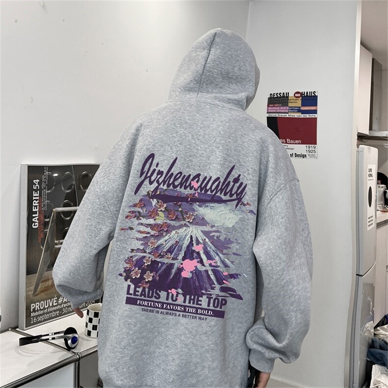 电商DSA028-MT2344100聚酯P35新款潮流印花连帽卫衣男限49,男装卫衣,电商A028