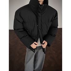 支持二开冬装加棉加厚立领棉服男女棉衣外套光板面包服M816-P70，男装棉衣，电商A441