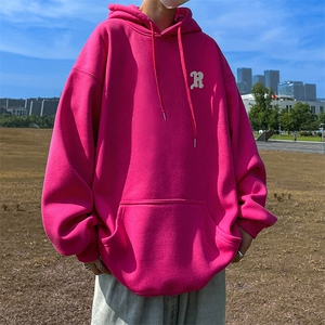 抖音得物供货 可提供视频 秋冬重磅美式宽松连帽卫衣DL2318图片