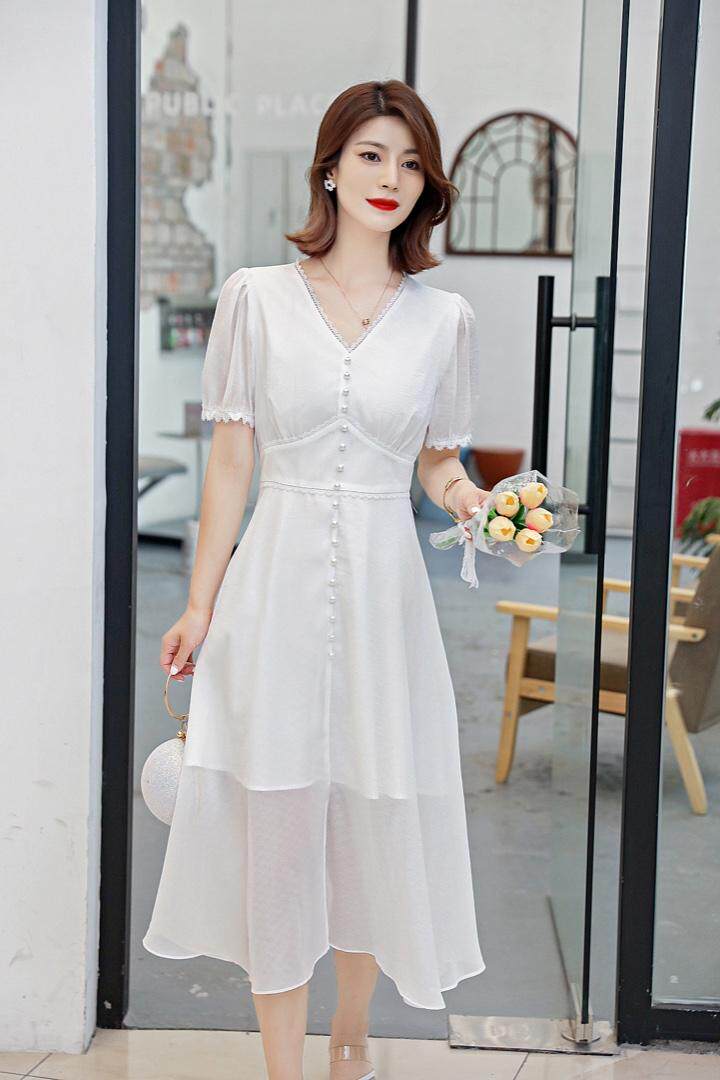 【现货】亮丝气质连衣裙，女装连衣裙，新依佳人