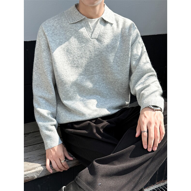 A135-2519秋冬加厚毛衣实体店品质高克重P70控109量大差价大，男装针织衫/毛衣，电商A135（原星座819）