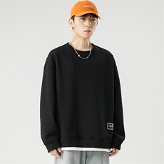 【新品】8859-P432026年春季新款圆领卫衣男休闲宽松百搭上衣，男装卫衣，星座1206-1（原A206-1）