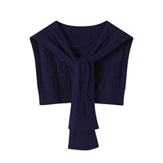 2025年秋季时尚百搭通勤简约休闲宫廷扭花披肩，披肩，牧绒家园