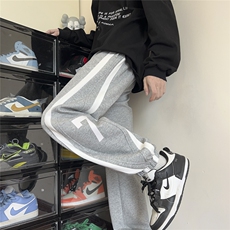 抖音得物品质卫裤212-2-WY183-特P40华棉300克复合牛奶丝，男装休闲裤，星座808A-1
