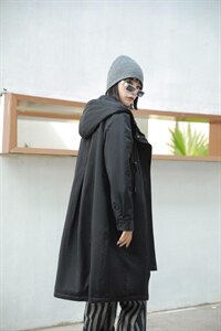 【现货】新款秋冬款风衣派克式服中长款,女装风衣,得瑟空间