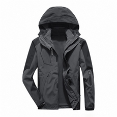 秋冬情侣三合一冲锋衣/摇粒绒内胆保暖防风户外服SZ1201-P130，男装夹克，星座1105-3