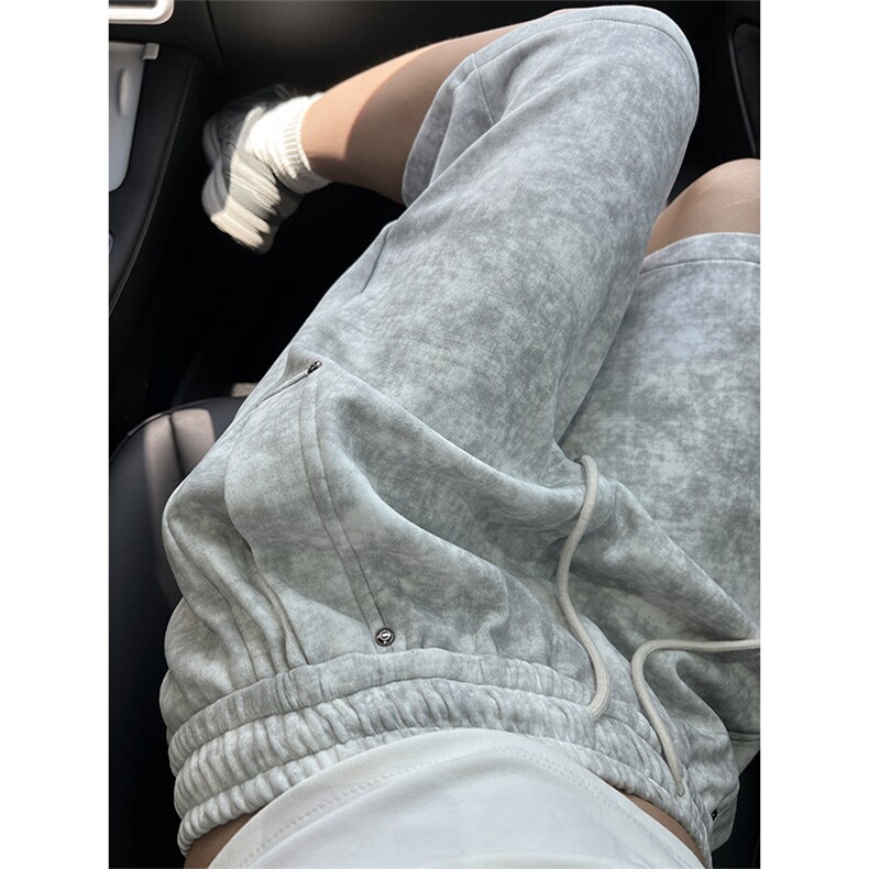 夏季脏脏短裤宽松扎染运动五分裤A463特P33控68，男装休闲裤，电商A309