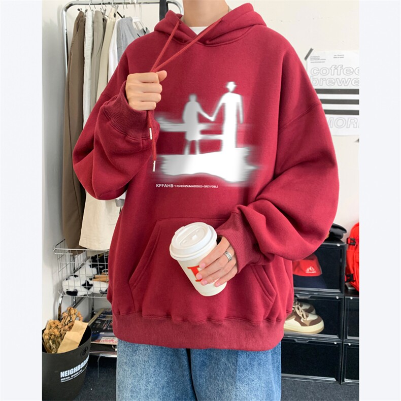！连帽圆领卫衣男装港风帽衫男LM138-P35,男装卫衣,电商B367
