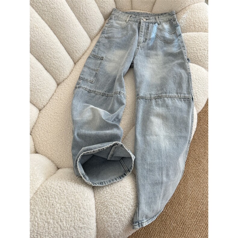 【高质量档口现货特批45元】男女秋冬宽松牛仔裤610A-KP1136,男装牛仔裤,星座610A